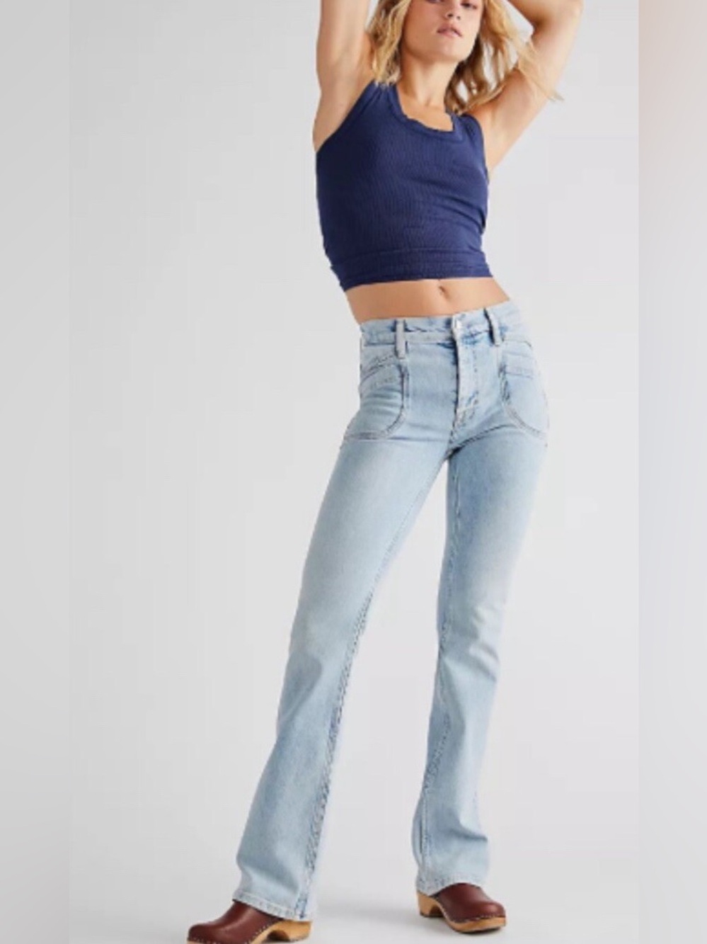 We The Free Free People Aiden Slim Boot Jean Size 29